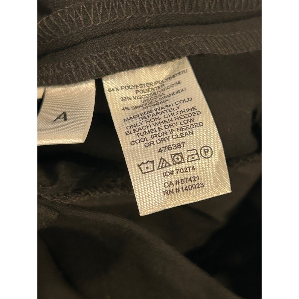 LOFT Marisa Trousers Black Straight Leg Career Pants Womens Size 6‎ - Picture 12 of 12